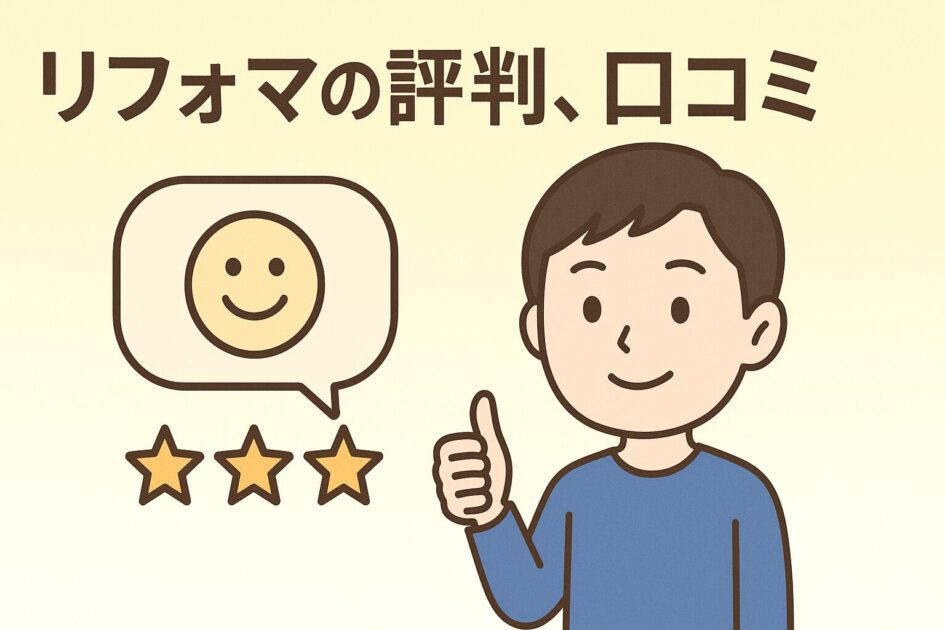 【独占情報】リフォマの評判・口コミは？手数料・デメリットまで徹底解説！