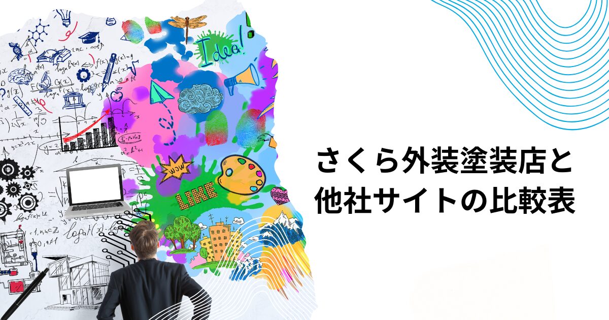 さくら外装塗装店と他社サイトの比較表