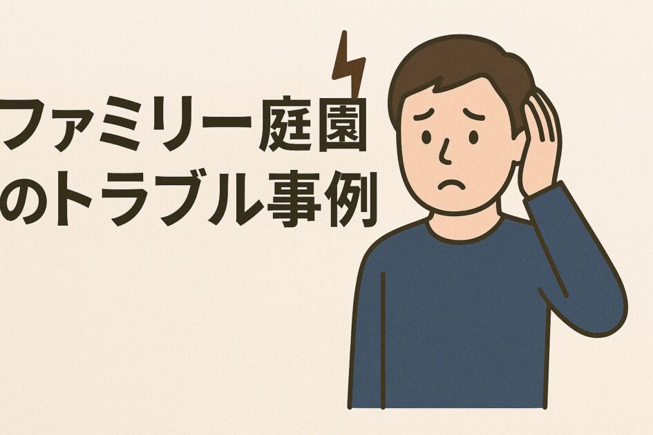 ファミリー庭園の評判・口コミは最悪？特徴からトラブル事例まで解説！