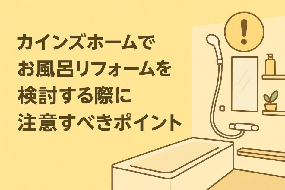 【他社比較あり】カインズホームのお風呂リフォームは本当に安いのか解説！