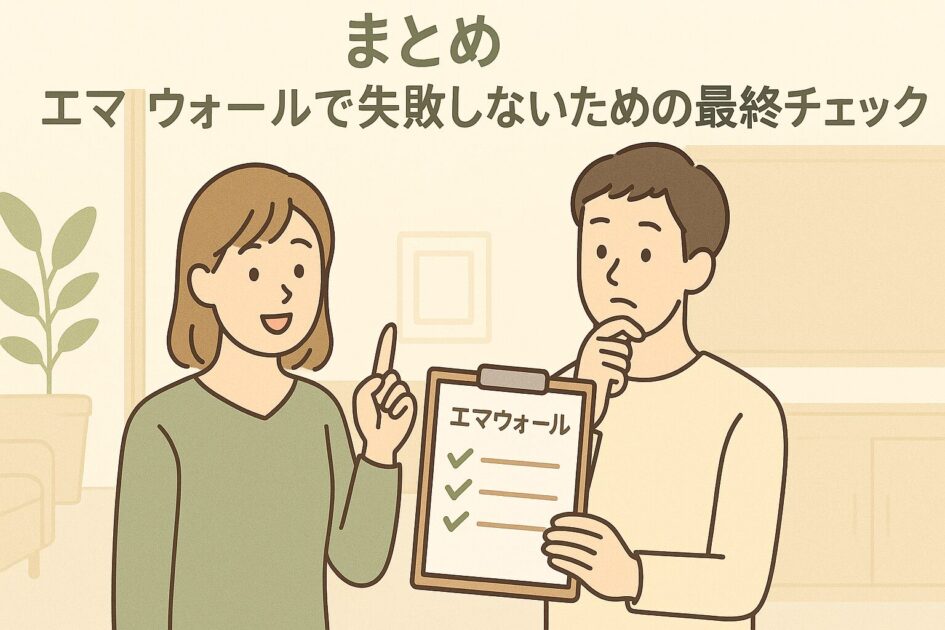 エマウォールは後悔する?デメリットと失敗例から分かる選び方を解説