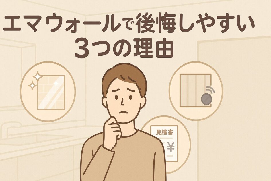 エマウォールは後悔する?デメリットと失敗例から分かる選び方を解説