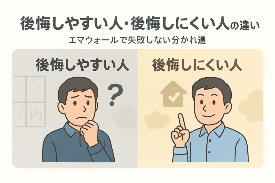 エマウォールは後悔する?デメリットと失敗例から分かる選び方を解説