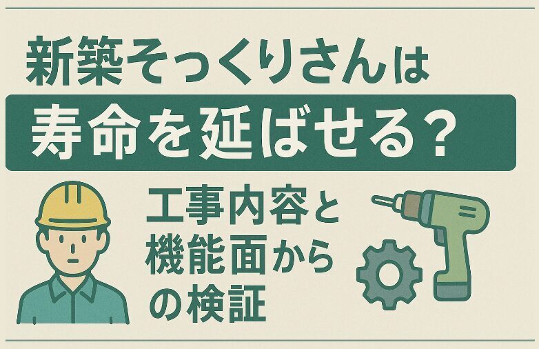 新築そっくりさんで家の寿命は延ばせる？建て替えとどっちがお得か徹底検証