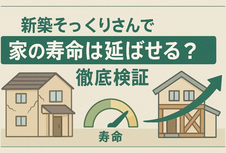 新築そっくりさんで家の寿命は延びる？建て替えと費用・耐久を比較